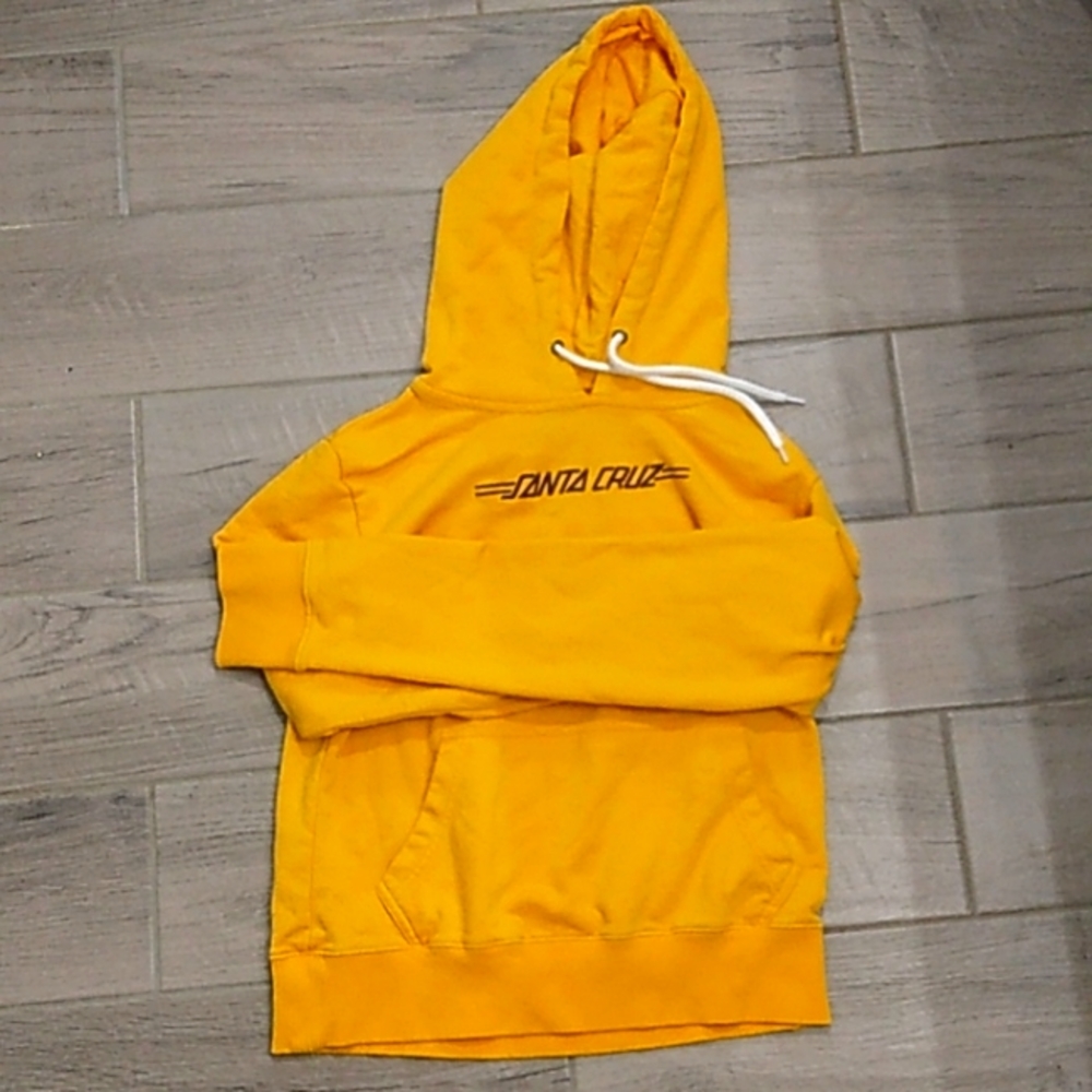 Yellow santa cruz hoodie